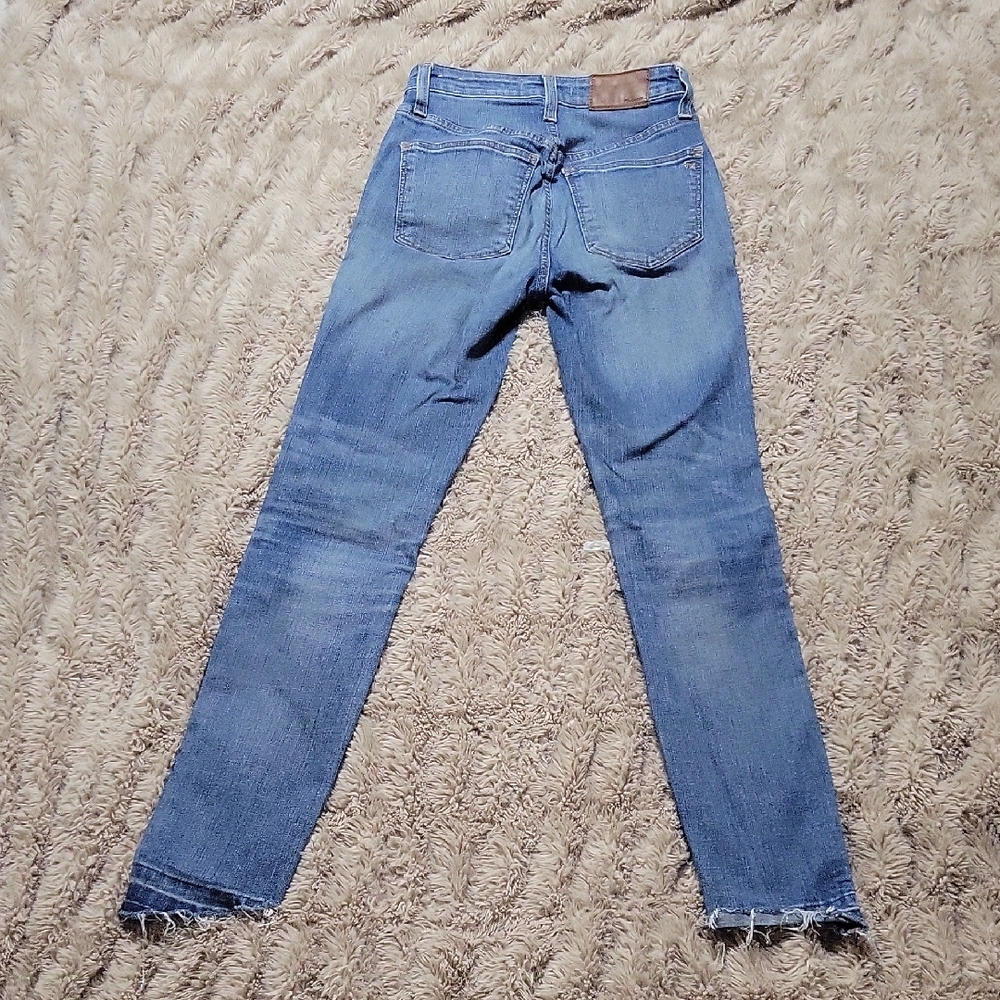 🌞Madewell Women's Curvy High Rise Blue Jeans 24 - Picture 7 of 8
